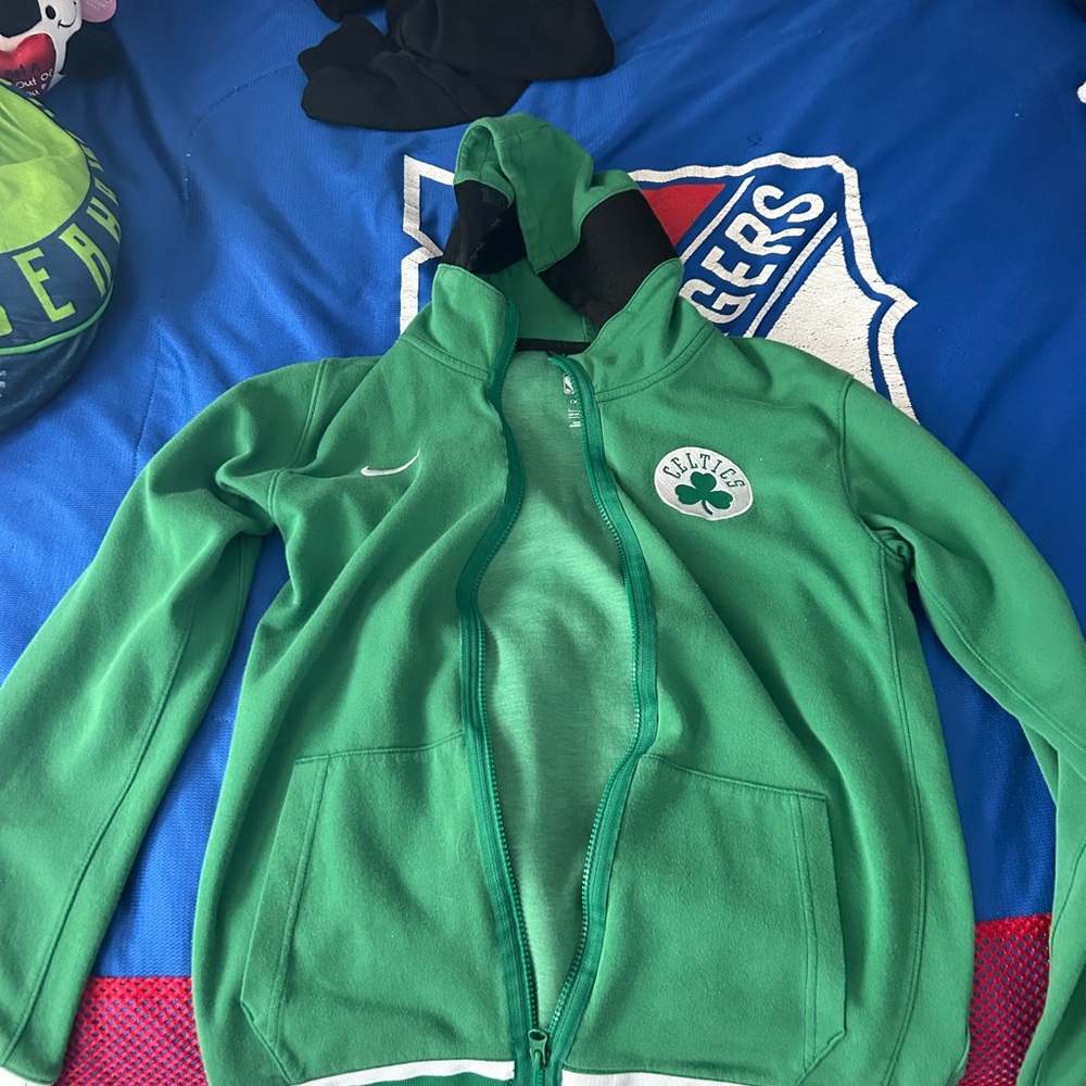 NBA 75th Anniversary Kids Green Celtics Jacket
